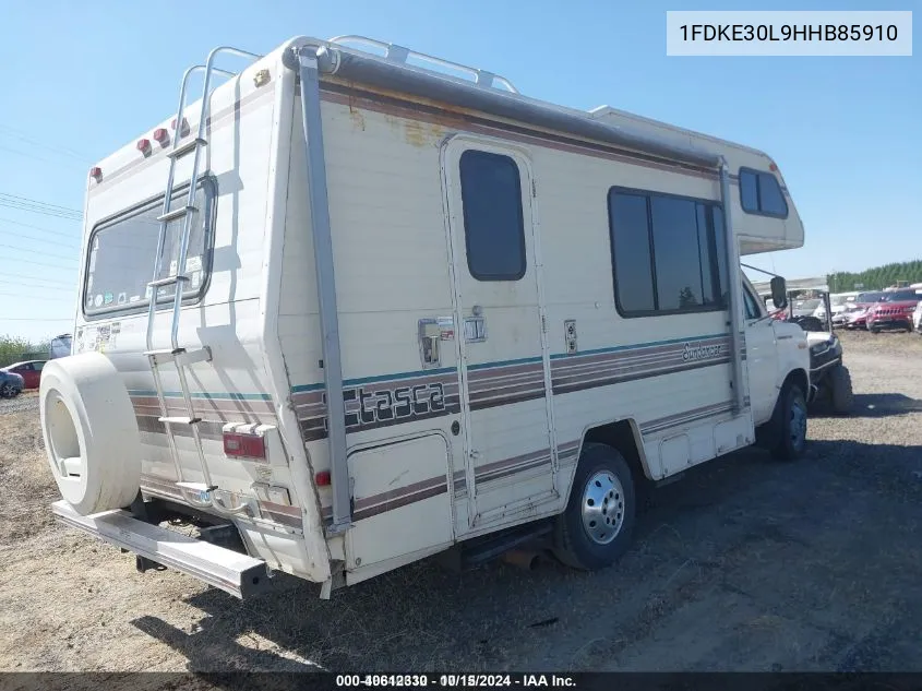 1987 Ford Econoline E350 Cutaway Van VIN: 1FDKE30L9HHB85910 Lot: 40612330