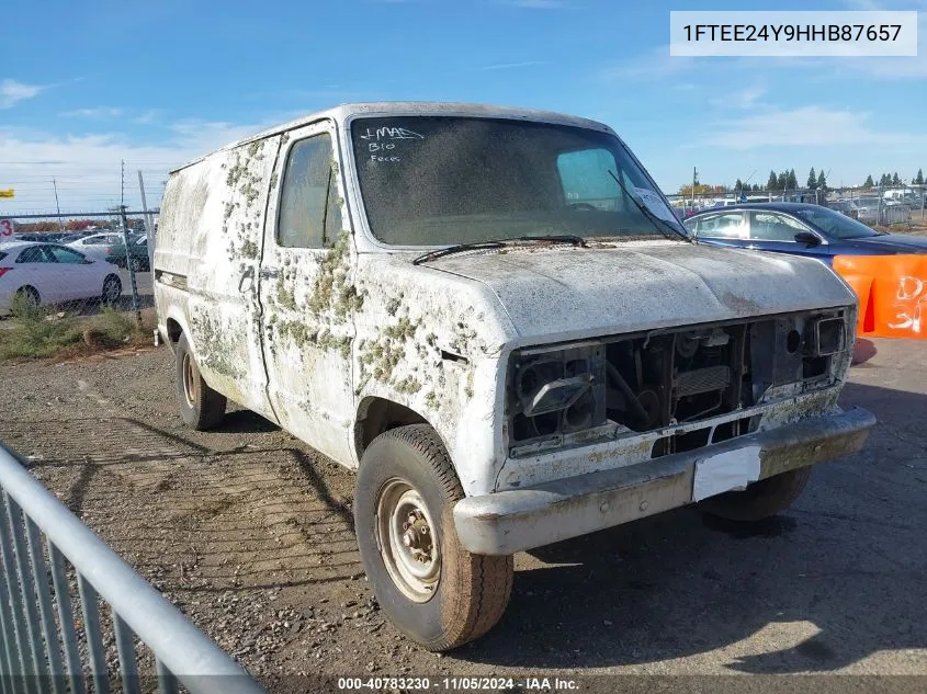 1987 Ford Econoline E250 Van VIN: 1FTEE24Y9HHB87657 Lot: 40783230