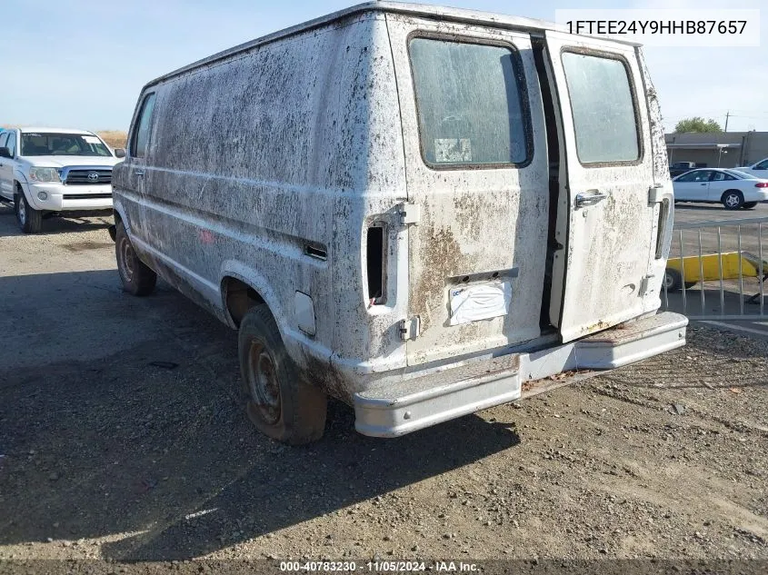 1987 Ford Econoline E250 Van VIN: 1FTEE24Y9HHB87657 Lot: 40783230