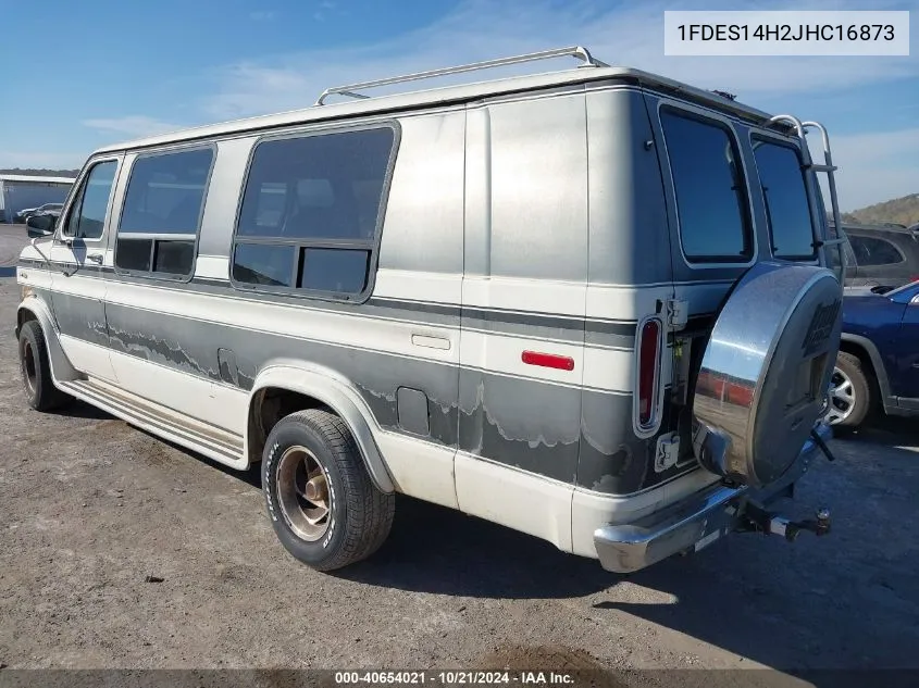 1988 Ford Econoline E150 Super Duty Van VIN: 1FDES14H2JHC16873 Lot: 40654021