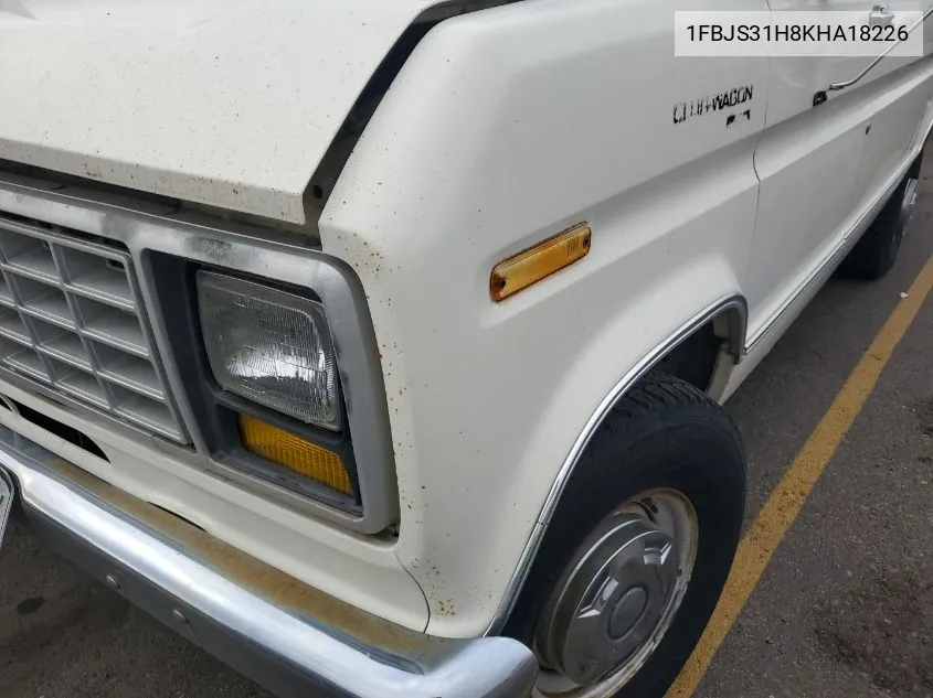 1FBJS31H8KHA18226 1989 Ford Econoline E350 Super Duty