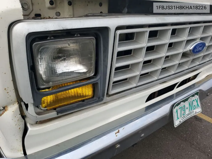 1FBJS31H8KHA18226 1989 Ford Econoline E350 Super Duty