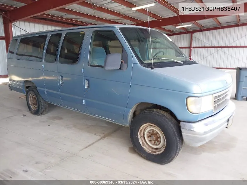 1993 Ford Econoline E350 Super Duty VIN: 1FBJS31G0PHB38407 Lot: 38969348