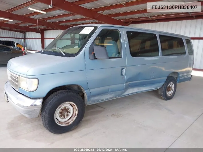 1993 Ford Econoline E350 Super Duty VIN: 1FBJS31G0PHB38407 Lot: 38969348