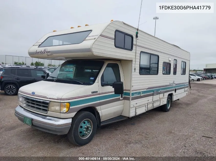 1993 Ford Econoline E350 Cutaway Van VIN: 1FDKE30G6PHA41779 Lot: 40140614