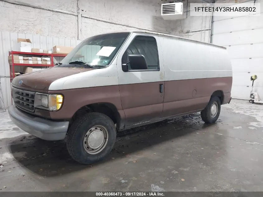 1994 Ford Econoline E150 Van VIN: 1FTEE14Y3RHA85802 Lot: 40360473