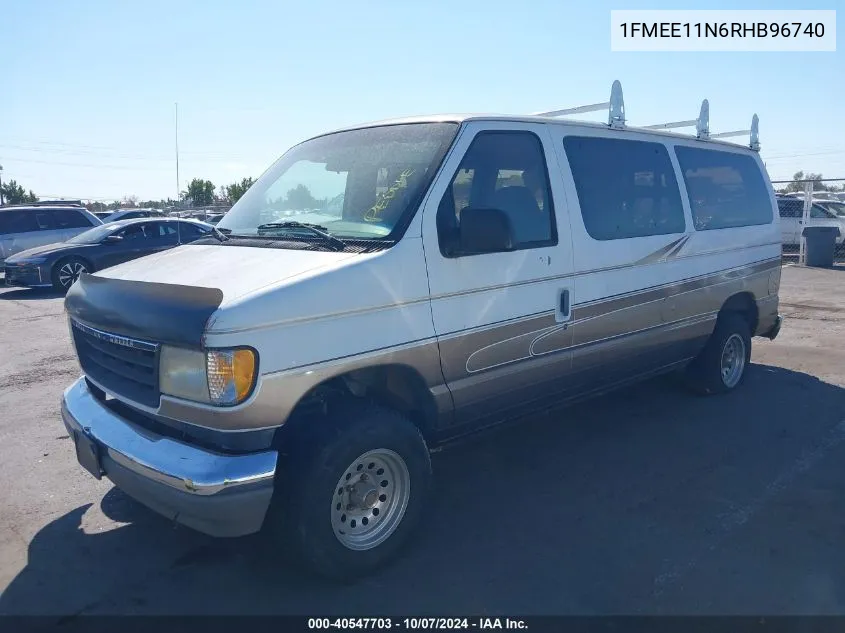 1994 Ford Econoline E150 VIN: 1FMEE11N6RHB96740 Lot: 40547703