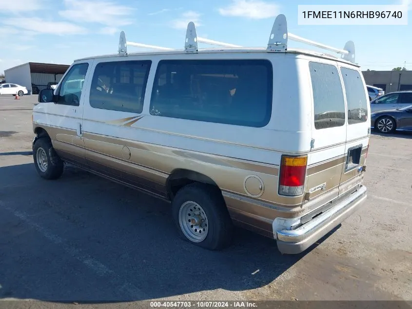 1994 Ford Econoline E150 VIN: 1FMEE11N6RHB96740 Lot: 40547703