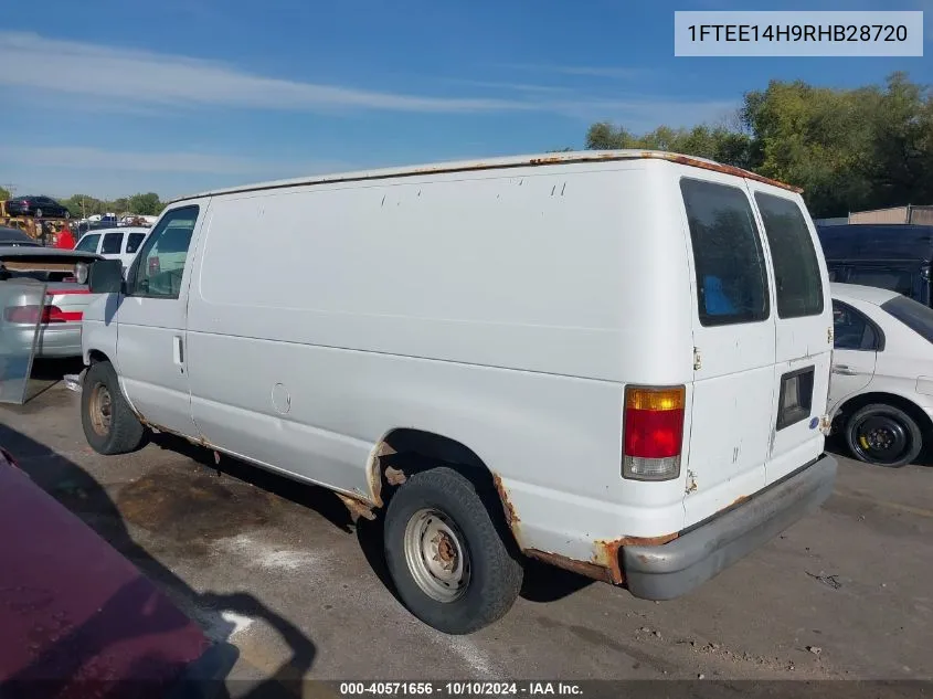 1994 Ford Econoline E150 Van VIN: 1FTEE14H9RHB28720 Lot: 40571656