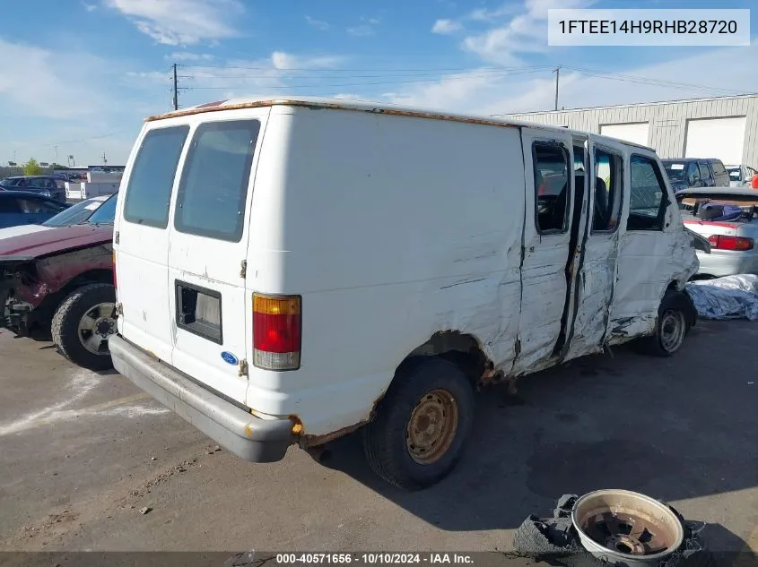 1994 Ford Econoline E150 Van VIN: 1FTEE14H9RHB28720 Lot: 40571656