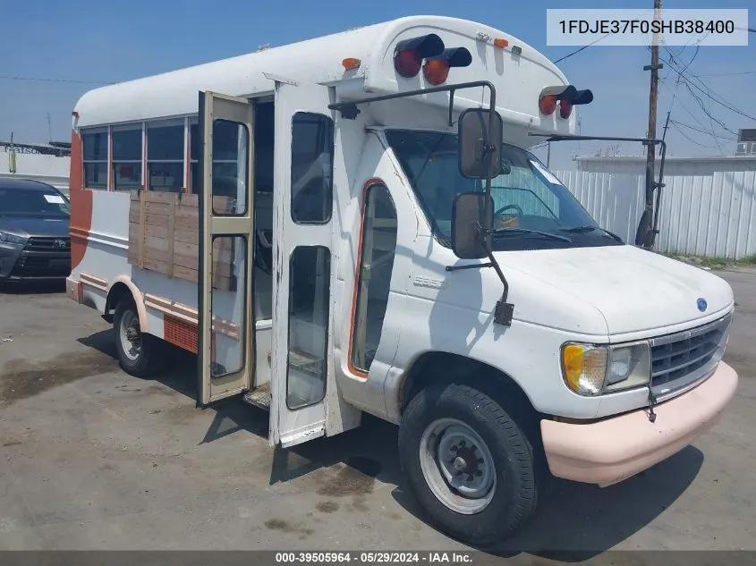 1995 Ford Econoline E350 Cutaway Van VIN: 1FDJE37F0SHB38400 Lot: 39505964