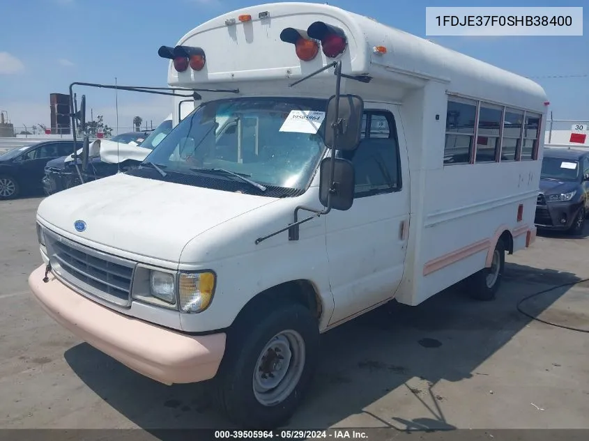 1995 Ford Econoline E350 Cutaway Van VIN: 1FDJE37F0SHB38400 Lot: 39505964