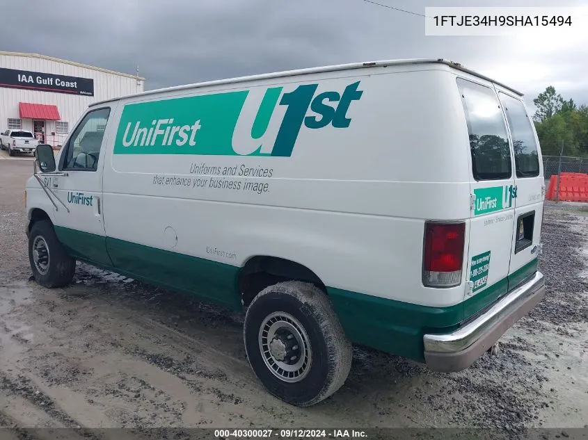 1FTJE34H9SHA15494 1995 Ford Econoline E350 Van