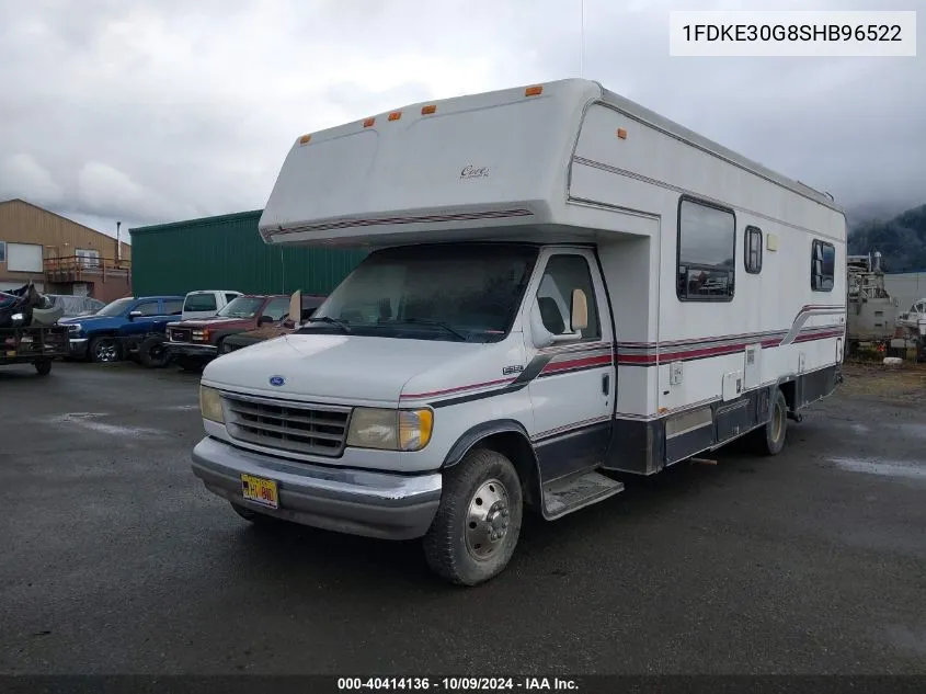 1995 Ford Econoline E350 Cutaway Van VIN: 1FDKE30G8SHB96522 Lot: 40414136