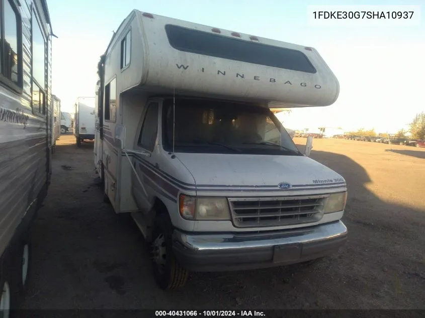 1995 Ford Econoline E350 Cutaway Van VIN: 1FDKE30G7SHA10937 Lot: 40431066