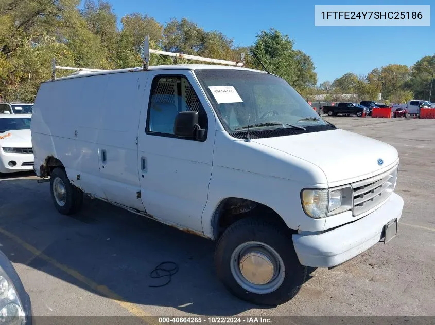 1995 Ford Econoline E250 Van VIN: 1FTFE24Y7SHC25186 Lot: 40664265