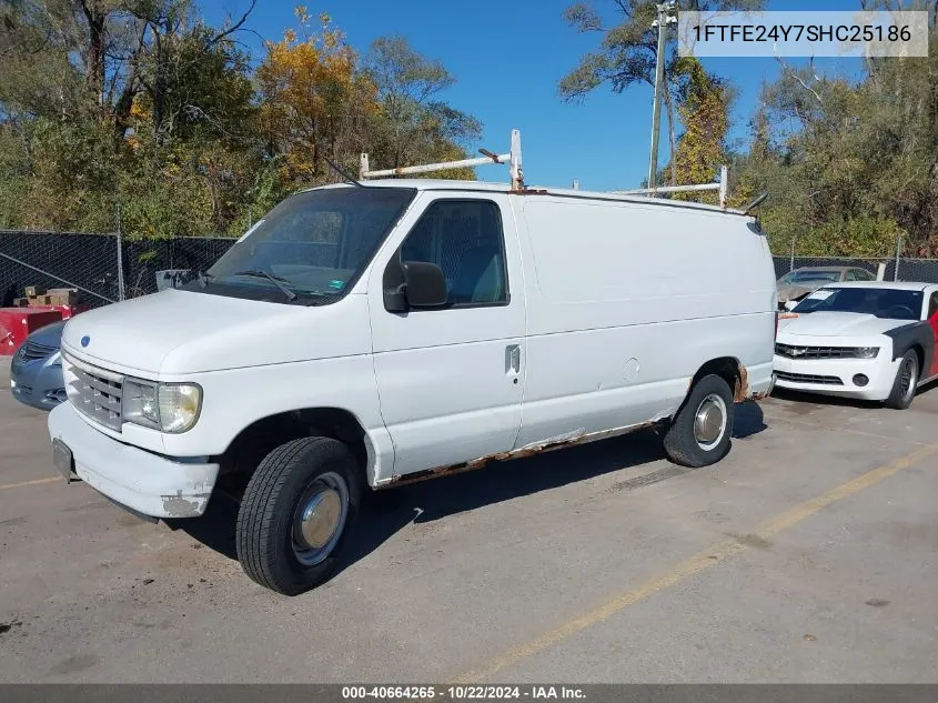 1995 Ford Econoline E250 Van VIN: 1FTFE24Y7SHC25186 Lot: 40664265