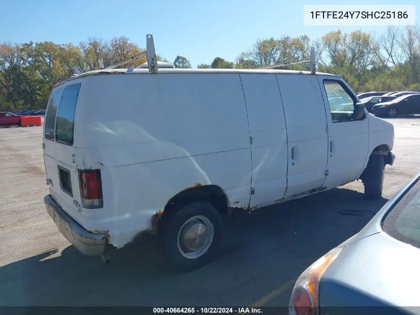 1995 Ford Econoline E250 Van VIN: 1FTFE24Y7SHC25186 Lot: 40664265