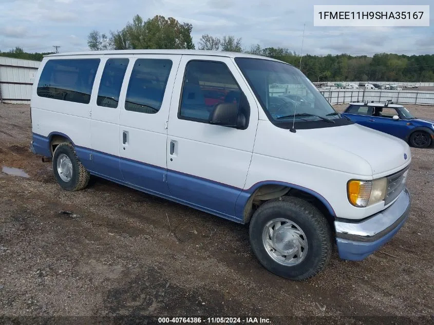 1995 Ford Econoline E150 VIN: 1FMEE11H9SHA35167 Lot: 40764386