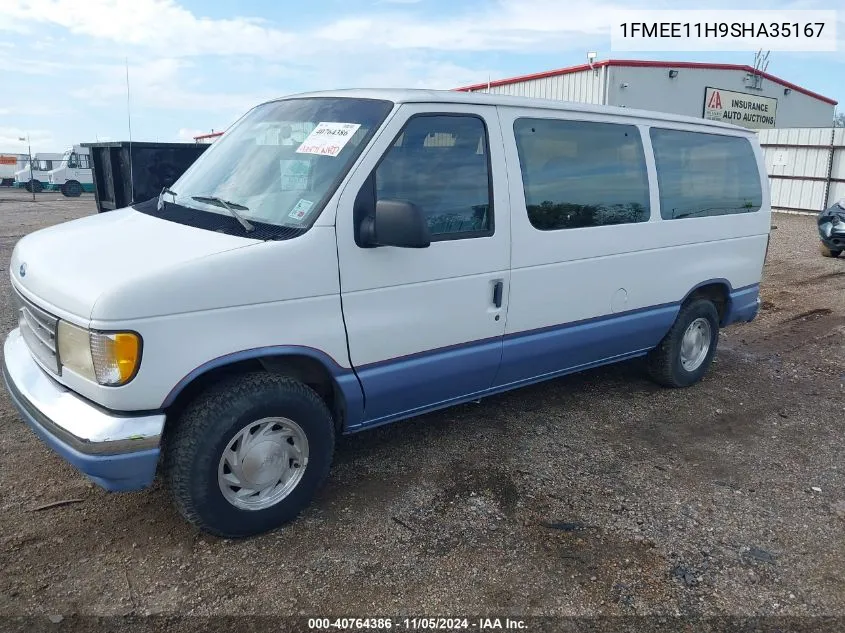 1995 Ford Econoline E150 VIN: 1FMEE11H9SHA35167 Lot: 40764386