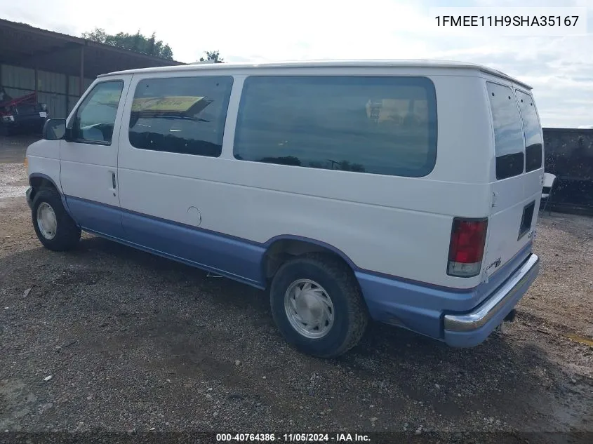 1995 Ford Econoline E150 VIN: 1FMEE11H9SHA35167 Lot: 40764386