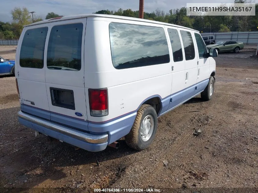 1995 Ford Econoline E150 VIN: 1FMEE11H9SHA35167 Lot: 40764386