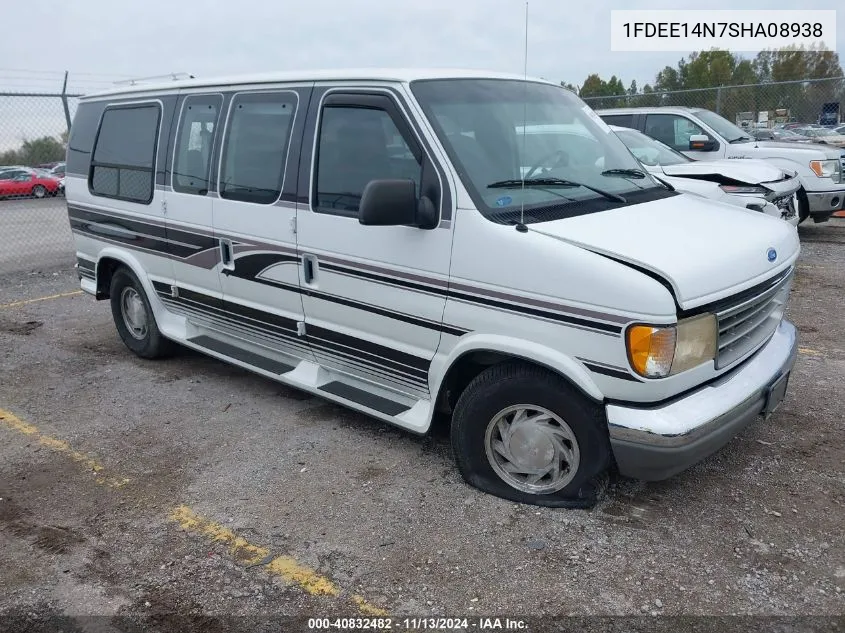 1995 Ford Econoline E150 Van VIN: 1FDEE14N7SHA08938 Lot: 40832482