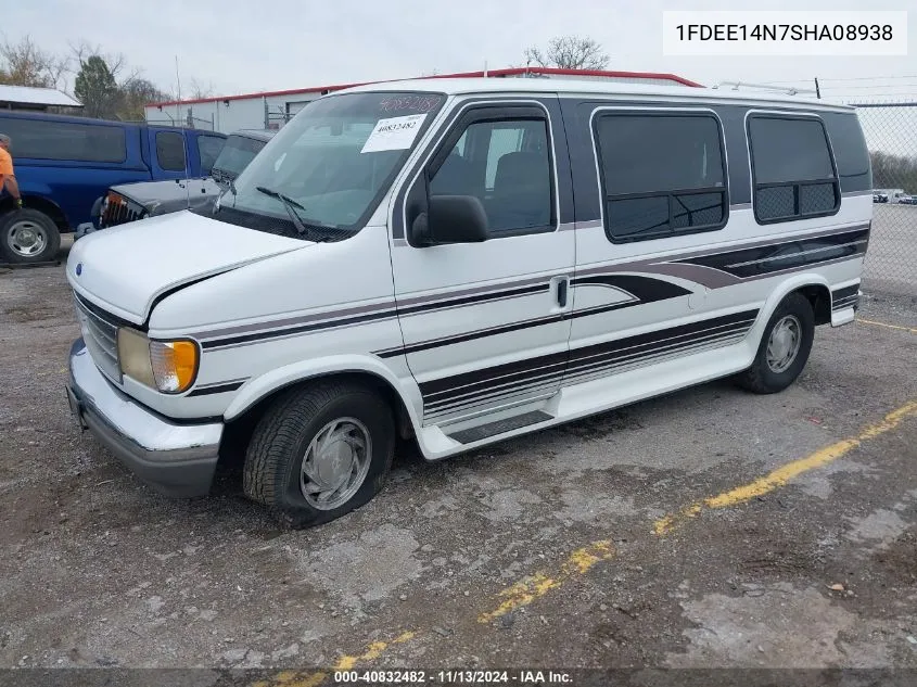 1995 Ford Econoline E150 Van VIN: 1FDEE14N7SHA08938 Lot: 40832482