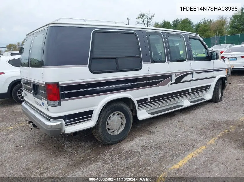 1995 Ford Econoline E150 Van VIN: 1FDEE14N7SHA08938 Lot: 40832482