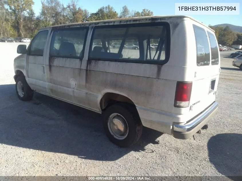 1996 Ford Econoline E350 VIN: 1FBHE31H3THB57994 Lot: 40514538