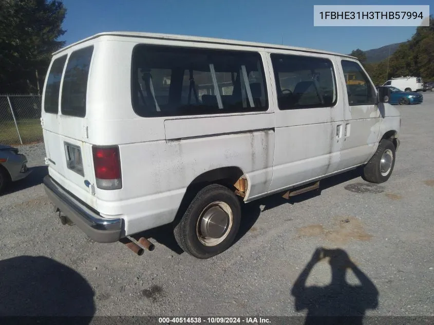 1996 Ford Econoline E350 VIN: 1FBHE31H3THB57994 Lot: 40514538