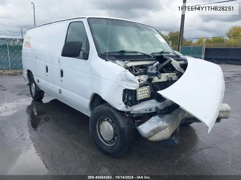 1996 Ford Econoline E150 Van VIN: 1FTEE14Y1THB28251 Lot: 40584363