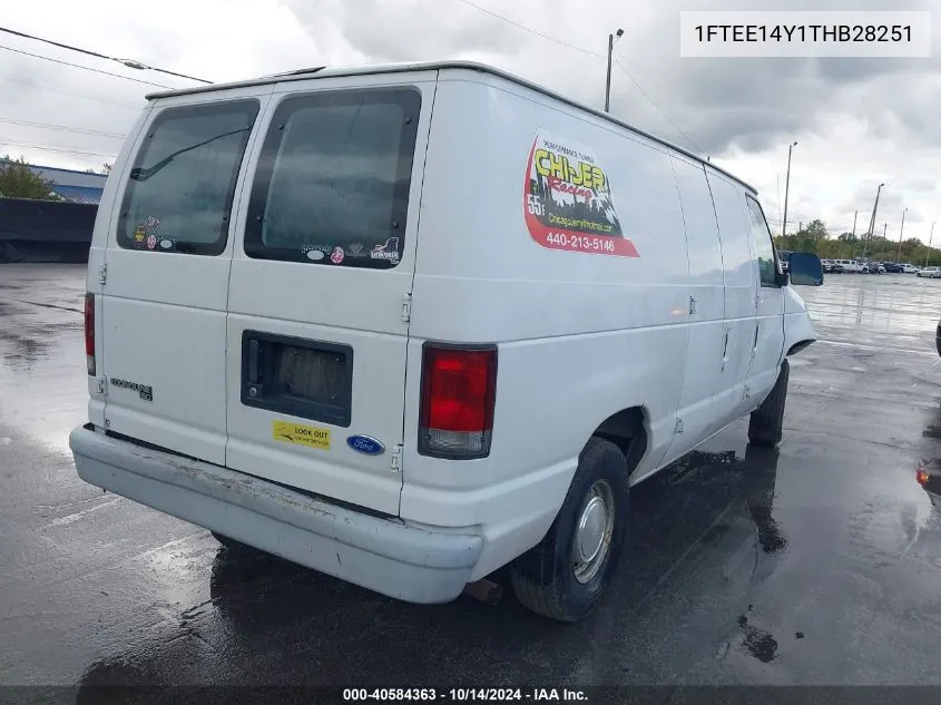 1996 Ford Econoline E150 Van VIN: 1FTEE14Y1THB28251 Lot: 40584363