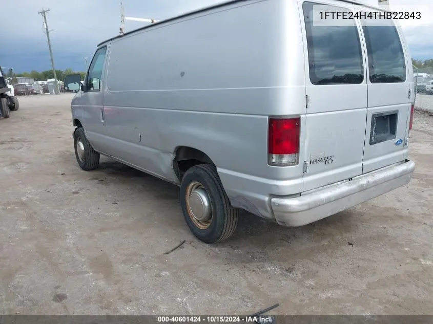 1996 Ford Econoline E250 Van VIN: 1FTFE24H4THB22843 Lot: 40601424