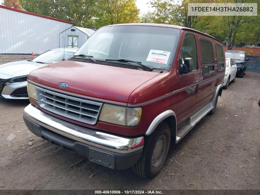 1996 Ford Econoline E150 Van VIN: 1FDEE14H3THA26882 Lot: 40610906