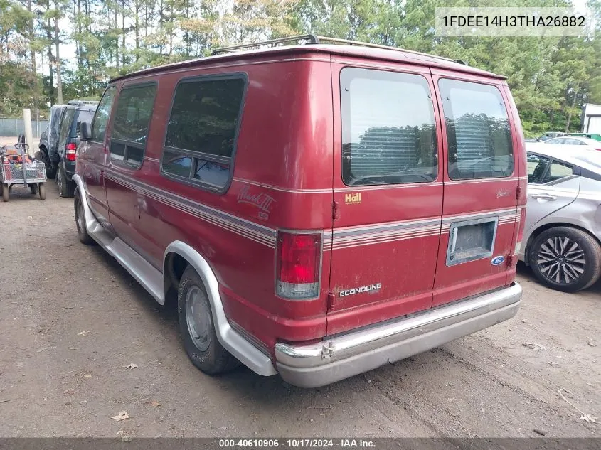 1996 Ford Econoline E150 Van VIN: 1FDEE14H3THA26882 Lot: 40610906