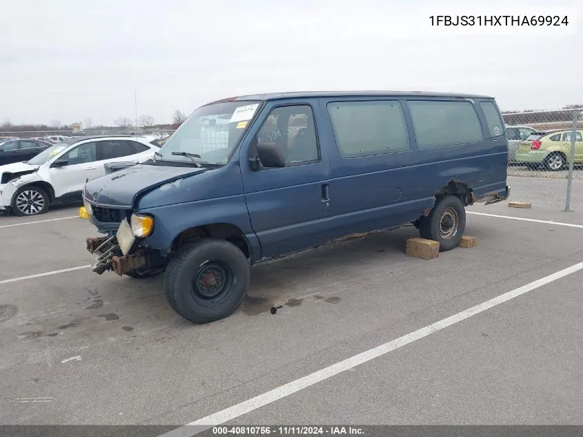 1996 Ford Econoline E350 Super Duty VIN: 1FBJS31HXTHA69924 Lot: 40810756