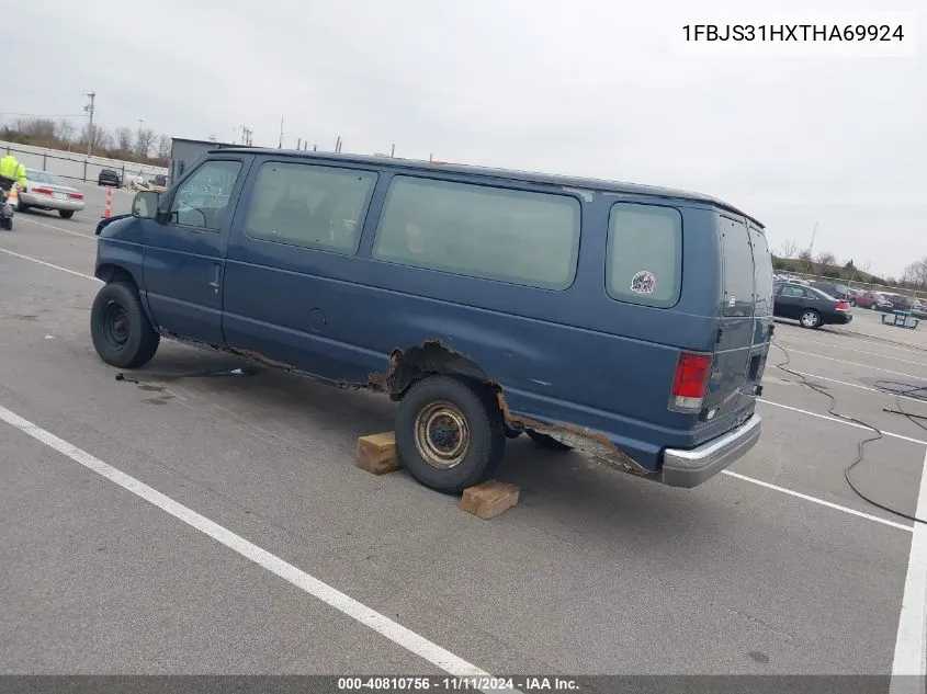 1996 Ford Econoline E350 Super Duty VIN: 1FBJS31HXTHA69924 Lot: 40810756