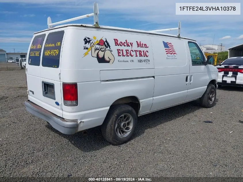 1997 Ford E-250 Standard VIN: 1FTFE24L3VHA10378 Lot: 40125941