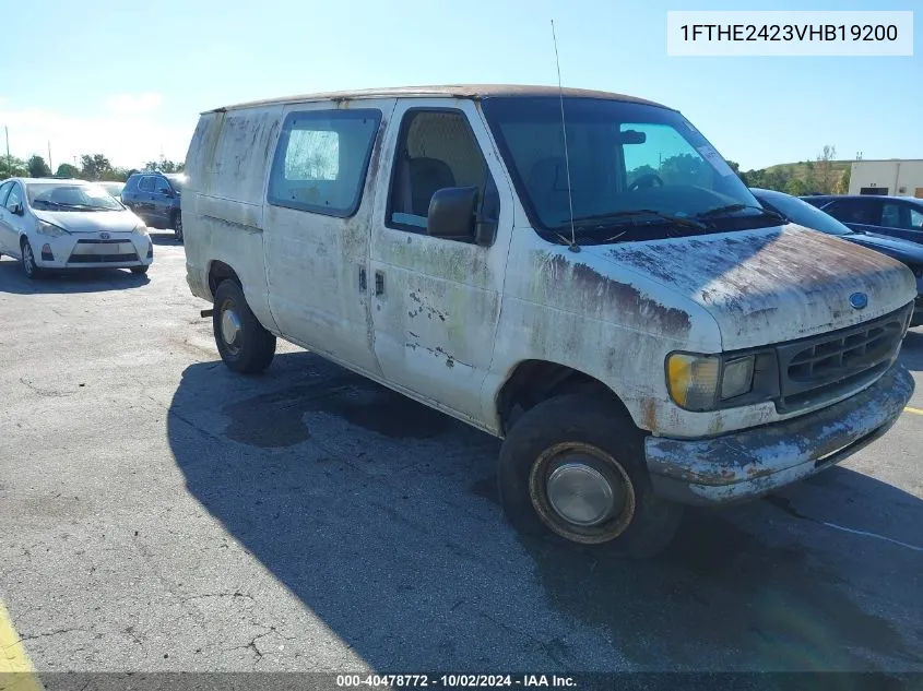 1997 Ford E-250 Standard VIN: 1FTHE2423VHB19200 Lot: 40478772