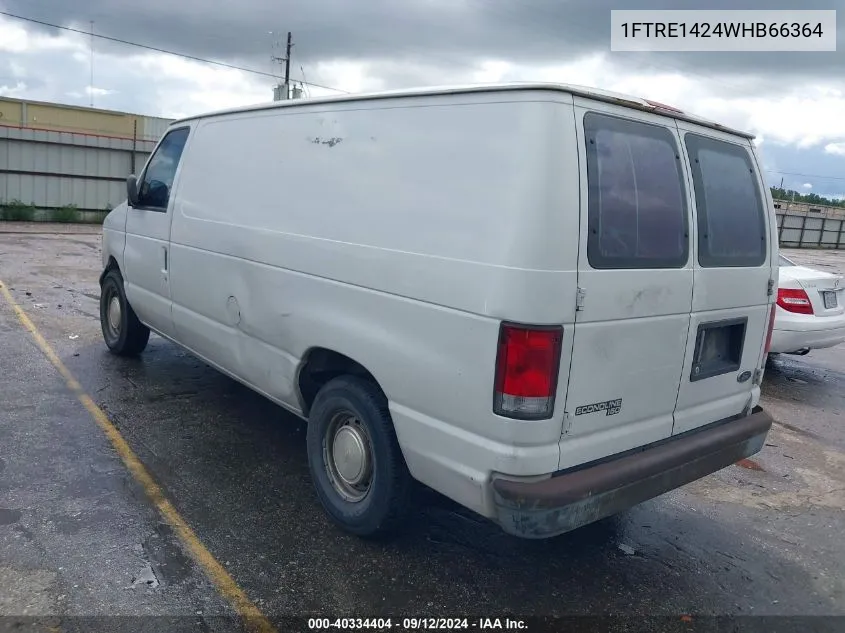 1998 Ford Econoline Commercial/Recreational VIN: 1FTRE1424WHB66364 Lot: 40334404