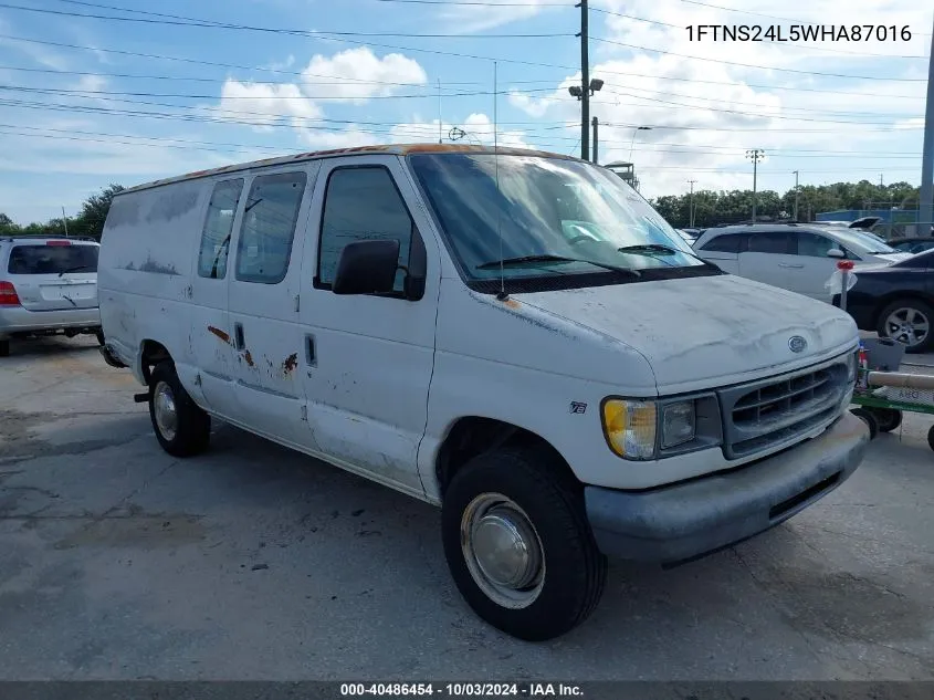 1998 Ford E-250 Commercial/Recreational VIN: 1FTNS24L5WHA87016 Lot: 40486454