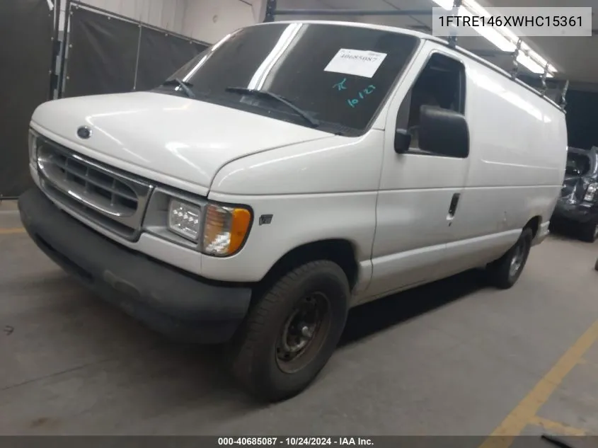 1998 Ford Econoline Commercial/Recreational VIN: 1FTRE146XWHC15361 Lot: 40685087