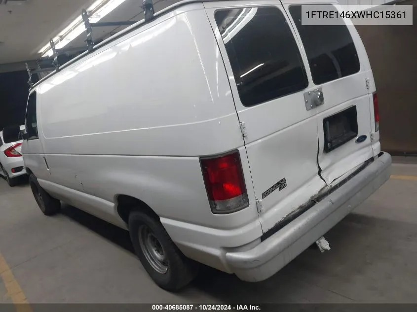 1998 Ford Econoline Commercial/Recreational VIN: 1FTRE146XWHC15361 Lot: 40685087