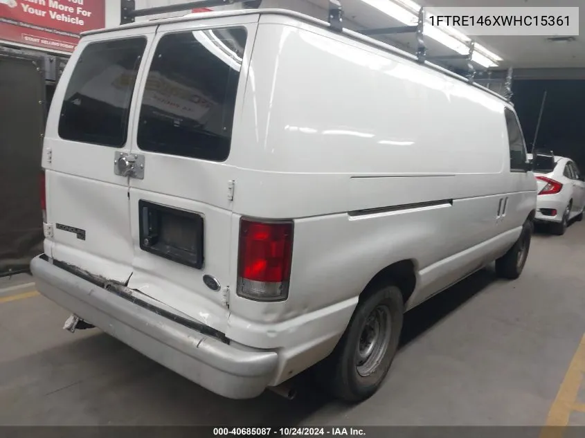 1998 Ford Econoline Commercial/Recreational VIN: 1FTRE146XWHC15361 Lot: 40685087