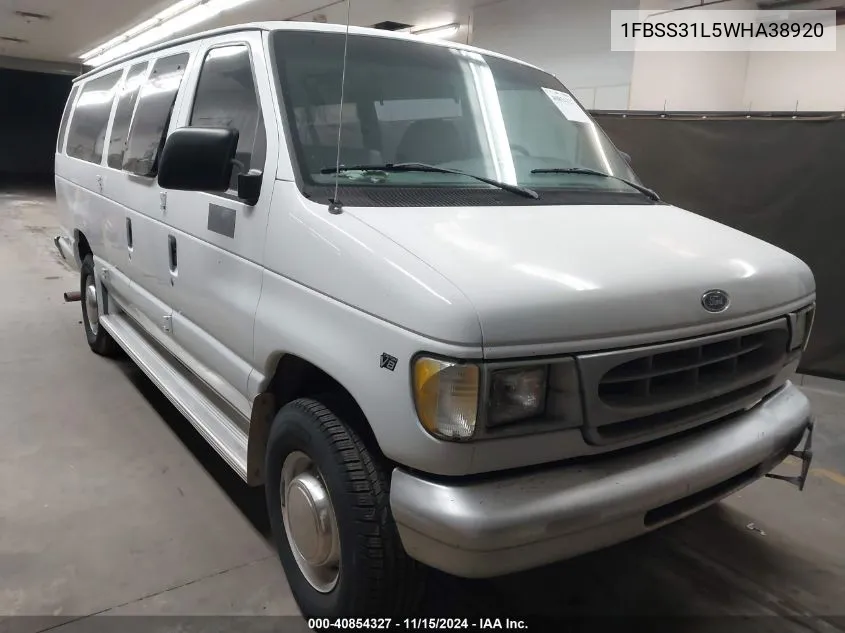 1998 Ford Econoline E350 Super Duty VIN: 1FBSS31L5WHA38920 Lot: 40854327