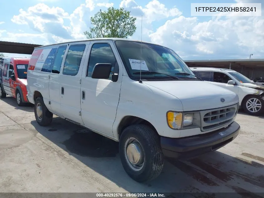 1FTPE2425XHB58241 1999 Ford E-250 Commercial