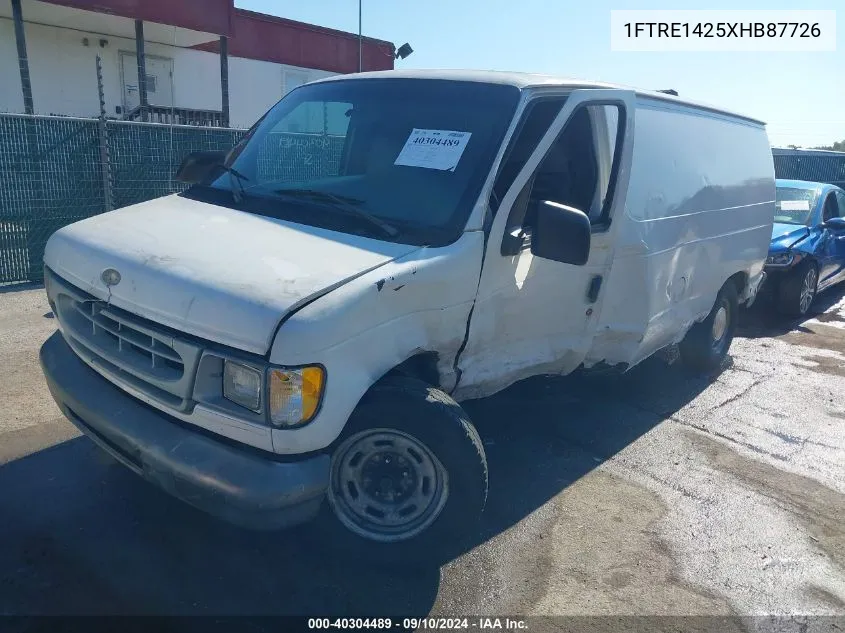 1999 Ford Econoline E150 Van VIN: 1FTRE1425XHB87726 Lot: 40304489