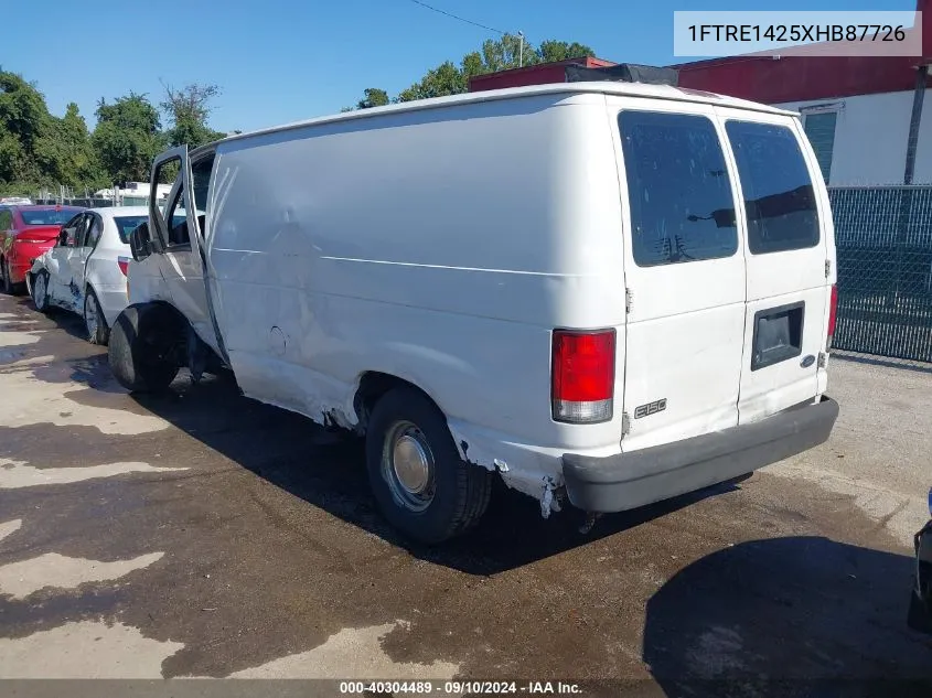 1999 Ford Econoline E150 Van VIN: 1FTRE1425XHB87726 Lot: 40304489