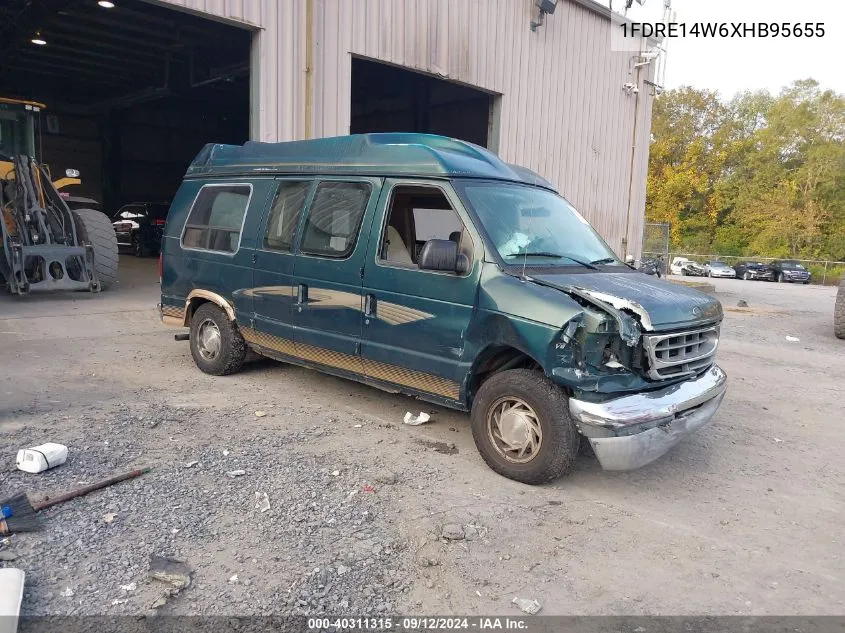 1999 Ford Econoline E150 Van VIN: 1FDRE14W6XHB95655 Lot: 40311315